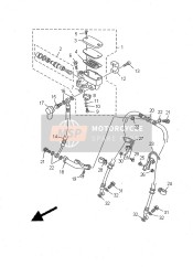 4NKW25850100, Bouchon,  Reservoir, Yamaha, 0