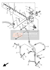 4BH839800000, . Front Stop Switch Assy, Yamaha, 3