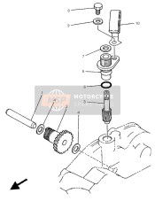 970170601000, Perno D'Articolazione, Yamaha, 1