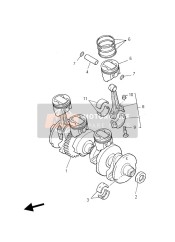 36Y116561000, Plane Bearing, Connecting Rod, Yamaha, 0