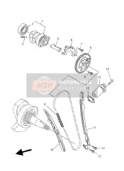 5VK122840000, Pin, Decompression Lever, Yamaha, 1