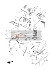 5VK246022000, Verschlusskappe Kompl., Yamaha, 1