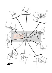 5RT825665100, Switch, Side Stand, Yamaha, 2