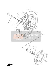 944351700200, Cerchio Post, Yamaha, 0