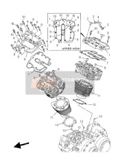 901100642100, Boulon,  Tete Hexagon, Yamaha, 0