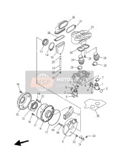 4VR135940000, Couvercle,  Tubulure, Yamaha, 0