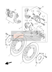 5KS258020000, Piston Assy, Caliper, Yamaha, 2