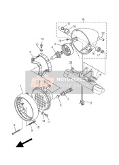 5JX843160000, Befest. Mutter, Gehause, Yamaha, 3