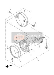 5YPH53530000, Lampadina 12V-5W, Yamaha, 2