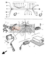 2J2823105100, Bobine D'Allumage, Yamaha, 1