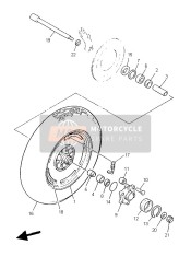 Roue arrière