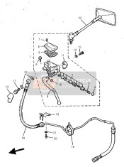 1FK264520100, Kappe, Behalter, Yamaha, 0