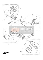 2D1833180000, Support,  Clignotant, Yamaha, 0