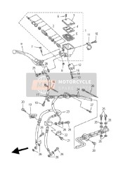 4P52584A1100, Brake Hose Assy, Yamaha, 0