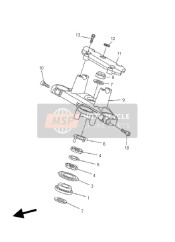 1B3234351000, Crown, Handvat, Yamaha, 2