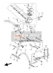 5S2258720000, Durite De Frein, Yamaha, 0