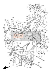 5VX2117M0100, Couvercle 2, Yamaha, 3