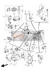 5VX833710100, Avertisseur, Yamaha, 1