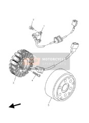 5PX814500100, Rotor Complet, Yamaha, 0