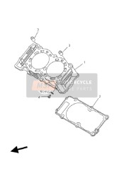 5PS113111000, Cilindro, Yamaha, 0