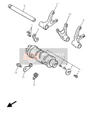 987070501200, Screw,  Flat, Yamaha, 1