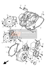 3YF154410000, Support,  Cable D'Emb, Yamaha, 1