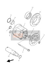 958120608000, Flanschschraube, Yamaha, 1