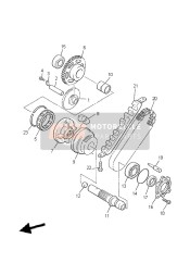 12R114560100, Chaine Primaire, Yamaha, 0