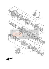 5UX174210000, Albero, Secondario, Yamaha, 0