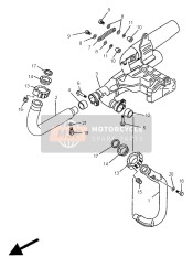 3EG147140000, Joint,  Pot D'Echappe, Yamaha, 1