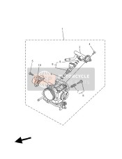 5VK137501100, Throttle Body Assy, Yamaha, 0