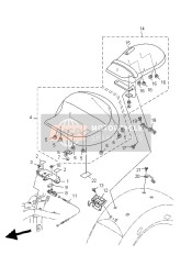 1D72475R0000, Bracket 6, Yamaha, 2