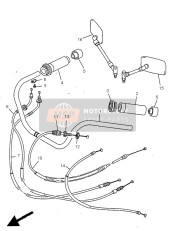 3CF263310100, Cable, Starter 1, Yamaha, 1