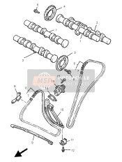 26H121760200, Ingranaggio Distrib.1  XVZ12TD, Yamaha, 1