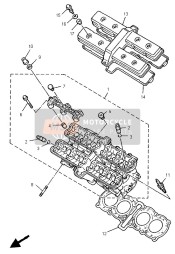 4JH111810000, Gasket, Cylinder Head 1, Yamaha, 1