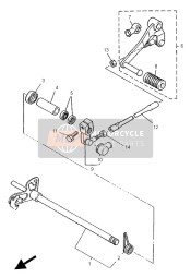 4JH181150100, Schaltstange, Yamaha, 0