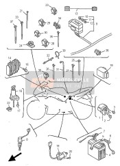 4DN819401200, Lanceur Relais (Ens., Yamaha, 0