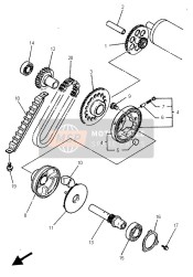 4BH155170000, Zwischenrad 2, Yamaha, 0