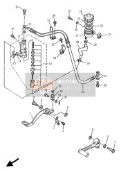 4FM272220000, Verdeelstuk, Yamaha, 2