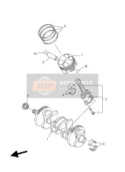 4C8116030100, Piston Ring Set (Std), Yamaha, 1