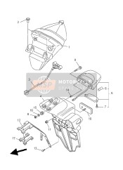 4C82161G0000, Bracket 6, Yamaha, 0