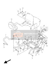 4XY2846J0000, Piastrina In Gomma 6, Yamaha, 0