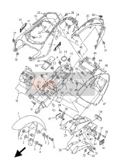 5VY216880000, Bracket, Rear Stay, Yamaha, 1