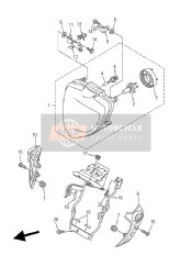 1B3231311000, Cover, Bovenste 2, Yamaha, 0