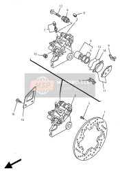 34XW00460200, Brake Pad Kit 2, Yamaha, 0