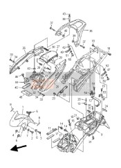 5PS247732000, Handle, Zadel, Yamaha, 1