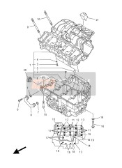 958120606000, Bolt, Flange, Yamaha, 2