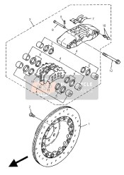 4BHW00450100, . Brake Pad Kit, Yamaha, 2