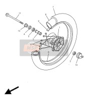 Roue avant