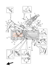 3D6F73111000, Seitenstander, Yamaha, 1